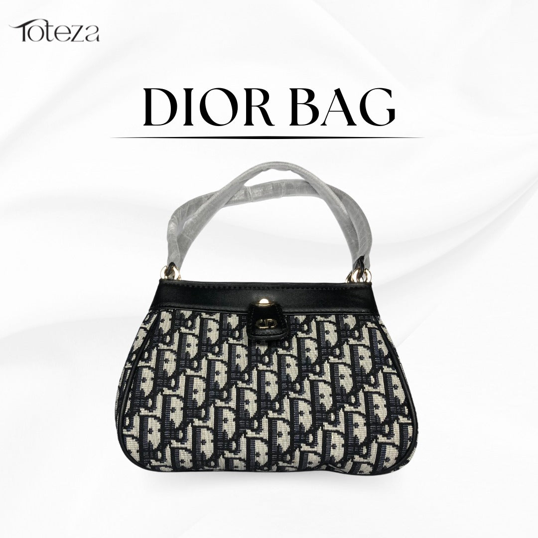 DIOR KEY JACQUARD HAND BAG