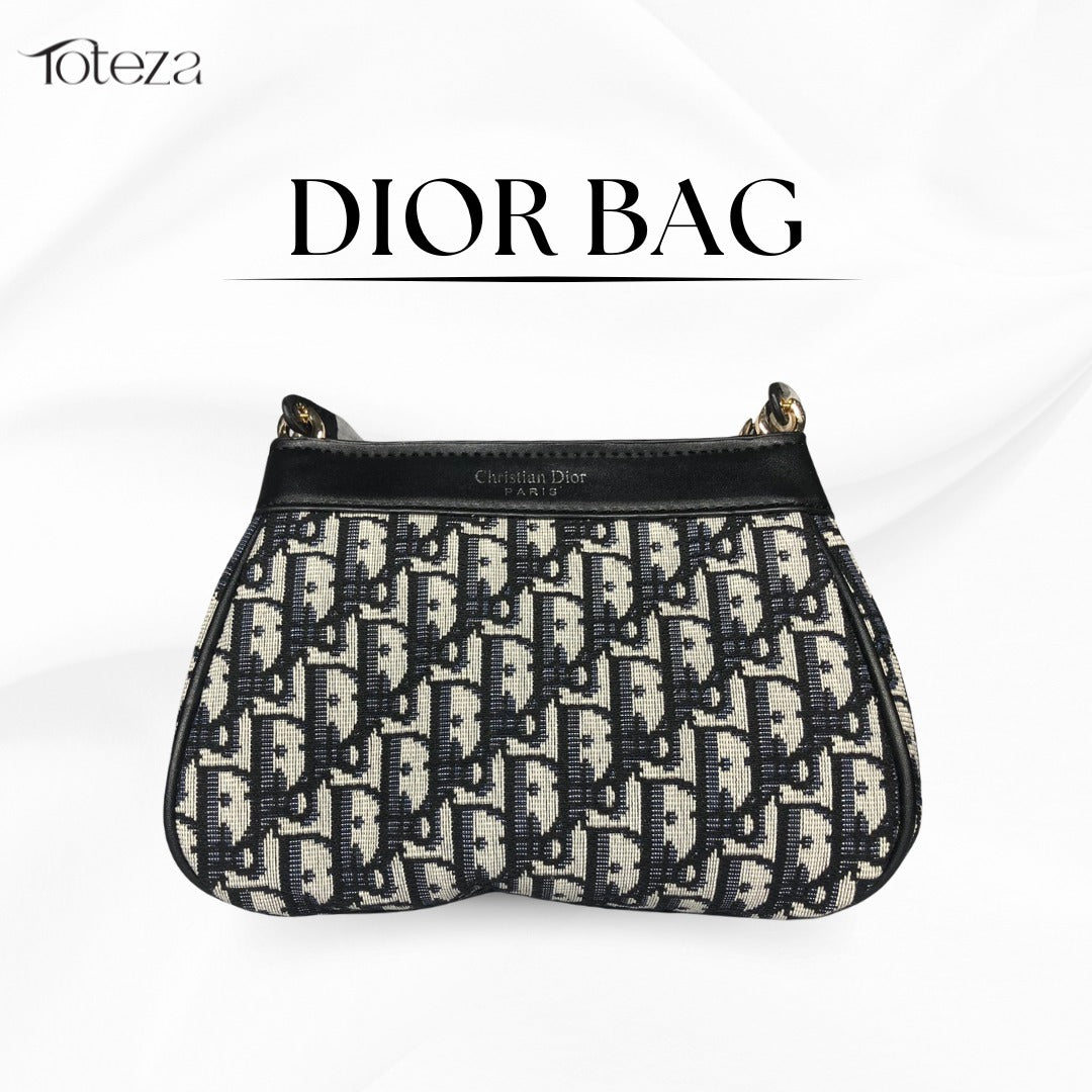 DIOR KEY JACQUARD HAND BAG