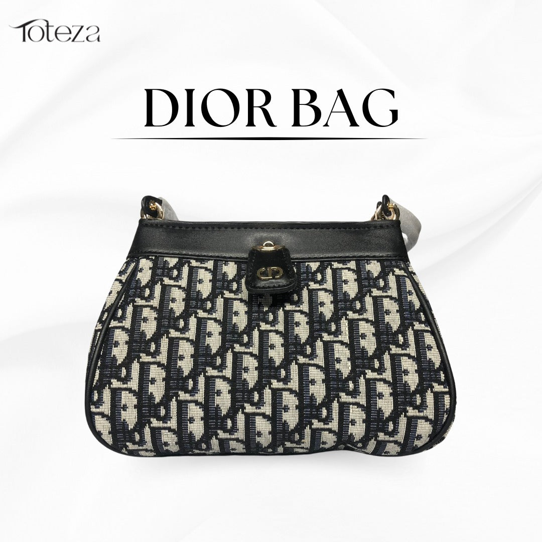 DIOR KEY JACQUARD HAND BAG