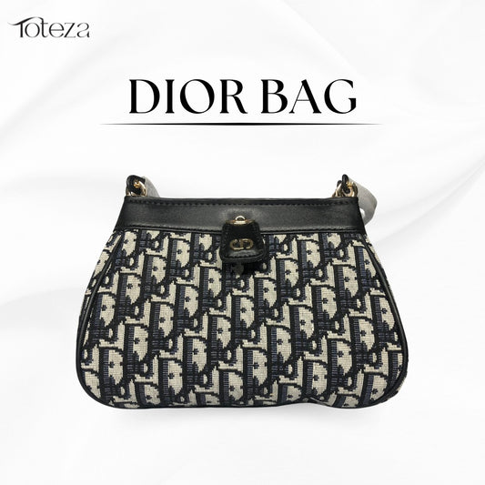 DIOR KEY JACQUARD HAND BAG