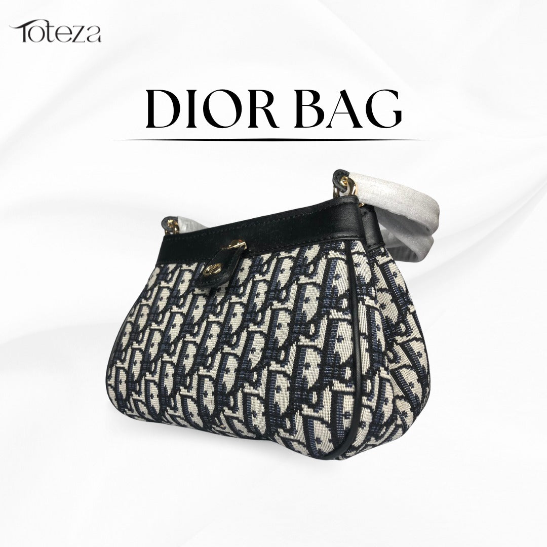 DIOR KEY JACQUARD HAND BAG